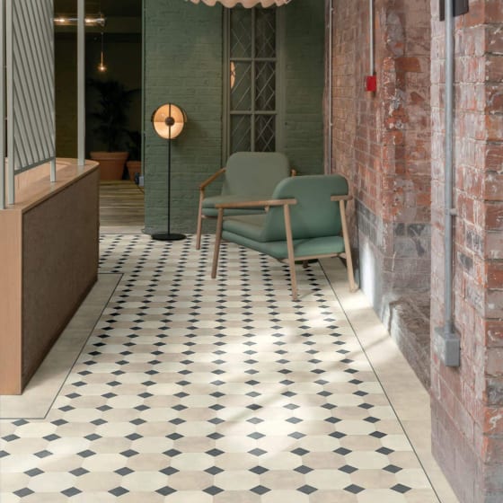 Key Stone Mini LVT laying pattern